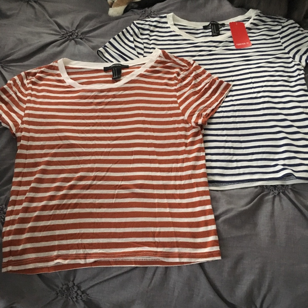 Bundle Forever 21 Striped tees